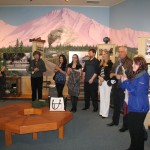 On the opening night, everyone was very appreciative of the new exhibit.