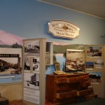 Each separate part of the exhibit tells about a different era of the City of Mt. Shasta's history.