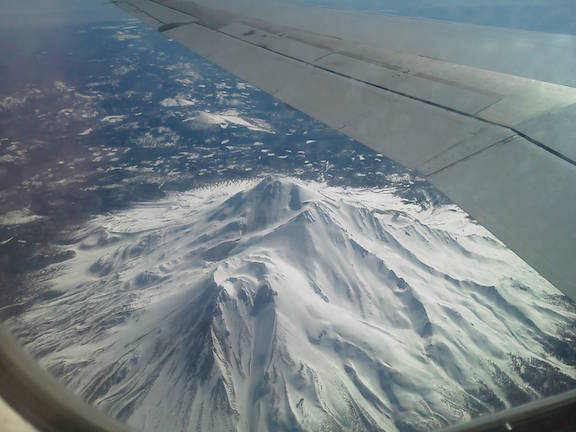 The new exhibit will feature a video of Mount Shasta from the air - a fascinating, beautiful stratovolcano.