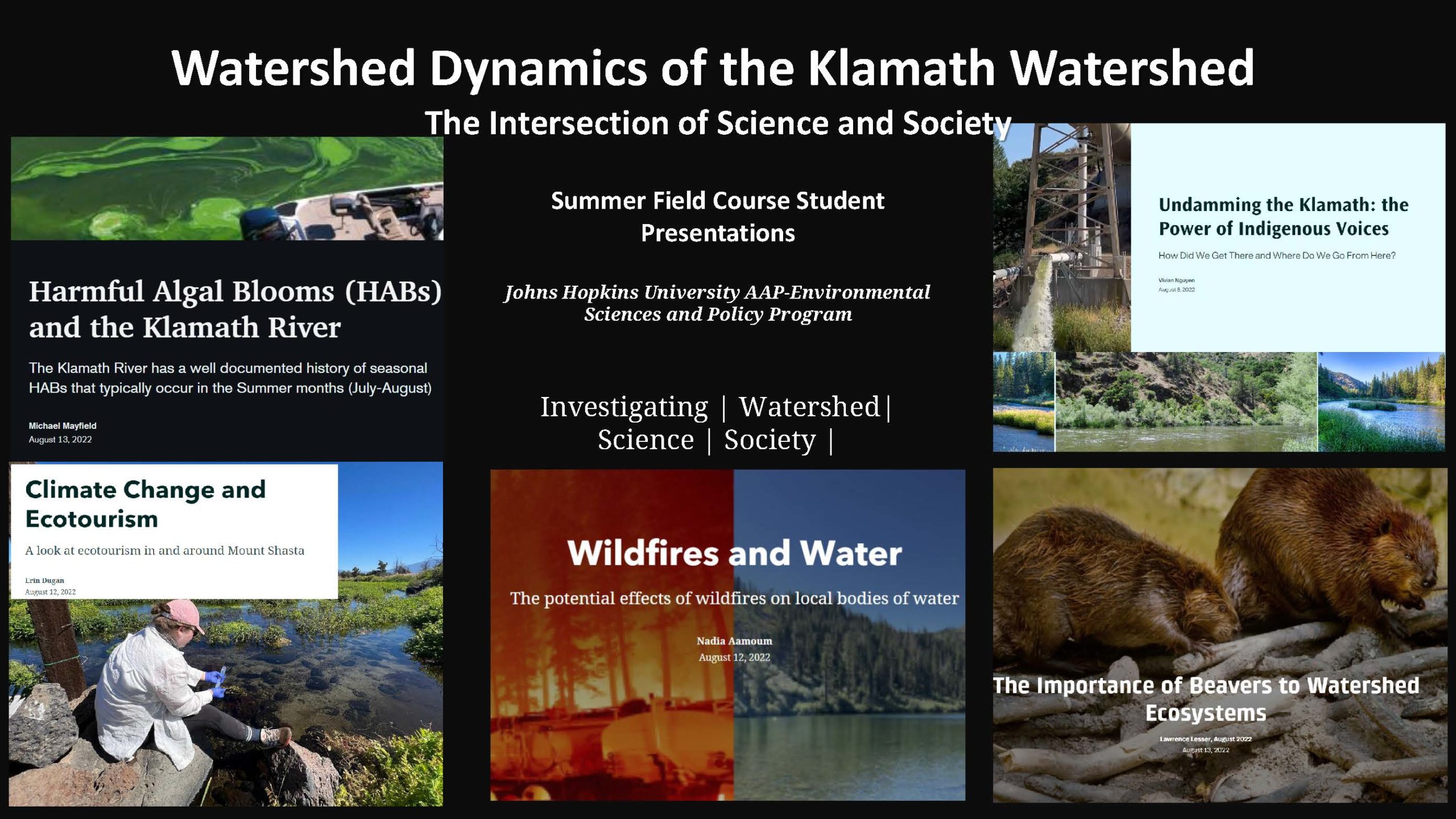 JHU Watershed Symposium 2022 Presentation