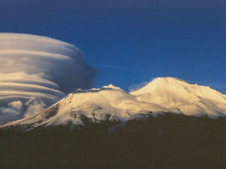Lenticular Mushroom Approaches by Kevin Lahey