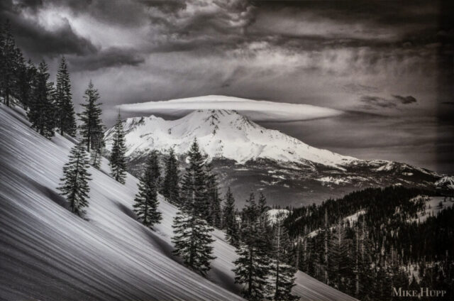 Perfect Cap From A Snow Covered Mountain by Mike Hupp